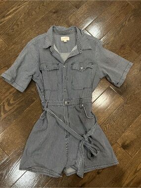 Denim Romper
